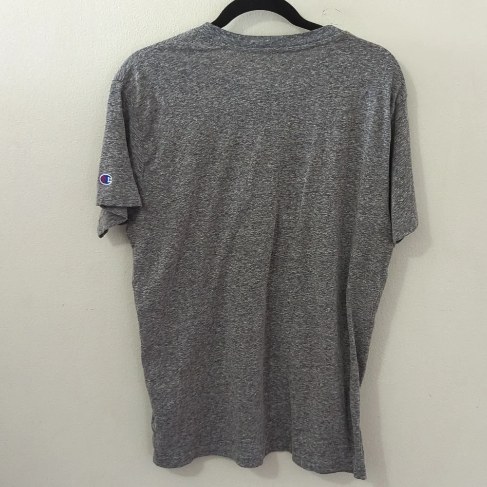 Champion Alabama Crimson Tide Embroidered T-Shirt Heathered Gray Men's Size L - Picture 5 of 5